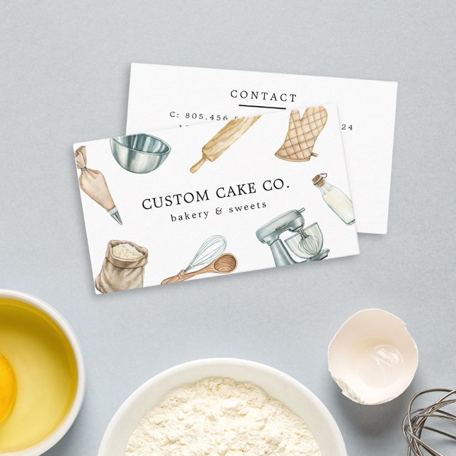 Visita Herramientas de acuarela para refrigerios Tarjeta  (Subido por el creador)