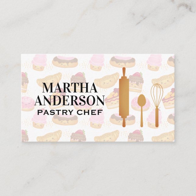 Visita Herramientas de cocina | Tarjeta de presentación C (Anverso)