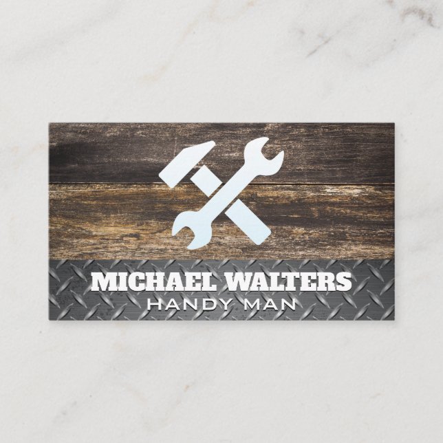 Visita Herramientas de trabajo | Tarjeta de presentación  (Anverso)