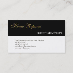 Visita Home Repara la tarjeta de presentación de guiones 