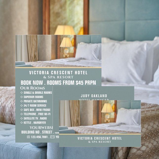 Visita Hotel Room, Hotel Accommodation Tarjeta de negocio (Subido por el creador)