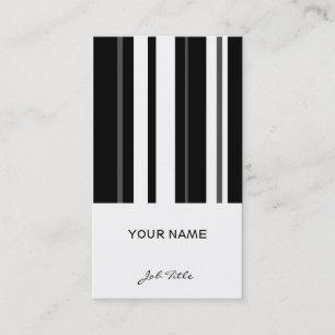 Visita Humbug Stripe tarjeta de negocios rayas verticales