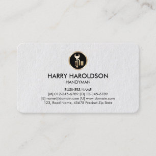Visita Icono de herramienta de mano Tarjeta de presentaci
