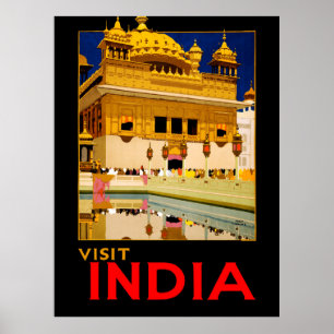Visita India de arte vintage