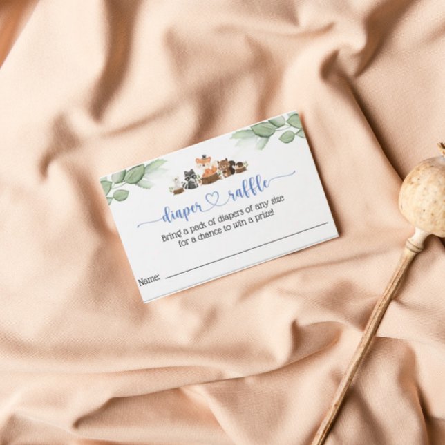 Visita Inserción de tarjeta Raffle de pañales para animal (Subido por el creador)