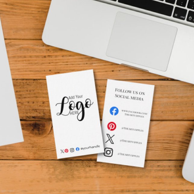 Visita INSERTA TU LOGO tarjeta de pedido de producto simp (Subido por el creador)