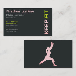 Visita Instructor de Pilates Fitness en tarjeta de presen