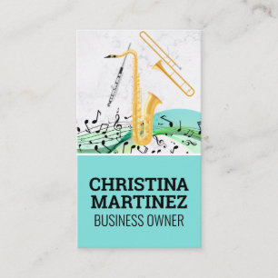 Visita Instrumentos musicales   Tarjeta de presentación d