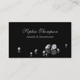 Visita Joyería de lujo de los diamantes - tarjeta de