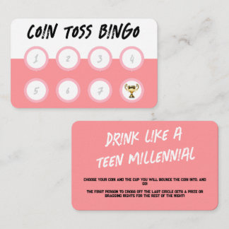 Visita Juego De Beber De Tarjeta De Bingo Para Fiestas