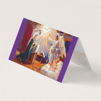 Visita La Anunciación (2) - Tarjeta de Oración