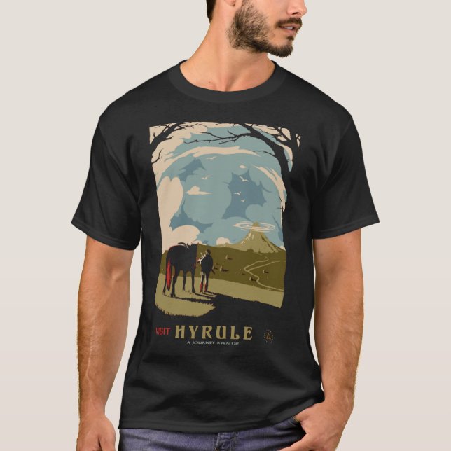 Visita la camiseta clásica de HyRule (Anverso)