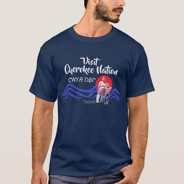 Visita la camiseta sobredimensionada de Cherokee N (Anverso)