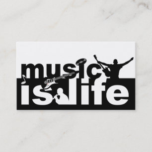 Visita ¡La música es una tarjeta de vida - personalizar!