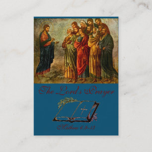 Visita La Oración del Señor - Tarjeta de Oración (plana)