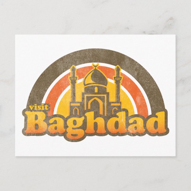 Visita la postal de Bagdad (Anverso)