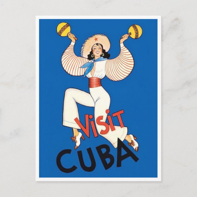Visita la postal de viaje de Cuba (Anverso)