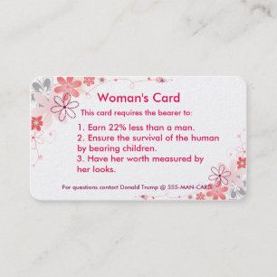 Visita La tarjeta de la mujer