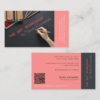 Visita La tarjeta de presentación de artistas rojos del t