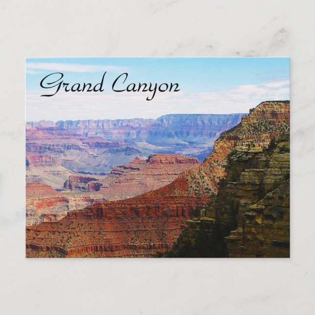 Visita la tarjeta postal del Gran Cañón (Anverso)