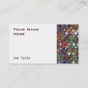 Visita Lado blanco de la tarjeta de negocios multicolor G