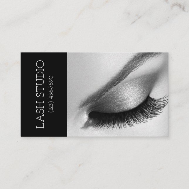 Visita Lash Extensiones Brows & Lash Salon Tarjeta de pre (Anverso)