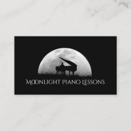 Visita Lecciones de piano, música, tarjeta de presentació