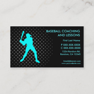 Visita Lecciones del béisbol que entrenan la tarjeta de