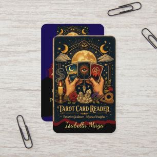 Visita Lector de Cartas del Tarot Tarjeta de Negocios Mís