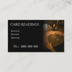 VISITA LECTURA DE TAROT TARJETA EDITABLE