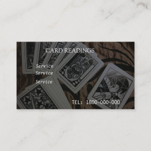 VISITA LECTURA DE TAROT TARJETA EDITABLE