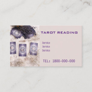 VISITA LECTURA DE TAROT TARJETA EDITABLE