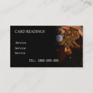 VISITA LECTURA DE TAROT TARJETA EDITABLE
