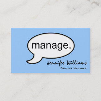 Visita Libremente Manager Management Tarjeta de presentac