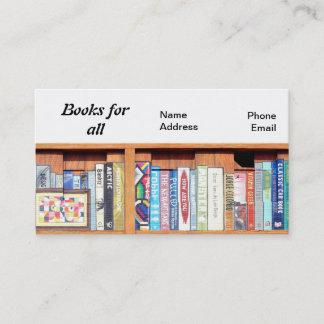 Visita Libros para toda tarjeta de presentación