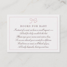 Visita Libros PInk Bow & Stripes para tarjeta de envoltur