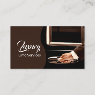 Visita Limo Service Driver, Cab, Tarjeta de Negocios Taxi