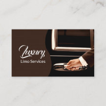 Limo Service Driver, Cab, Tarjeta de Negocios Taxi