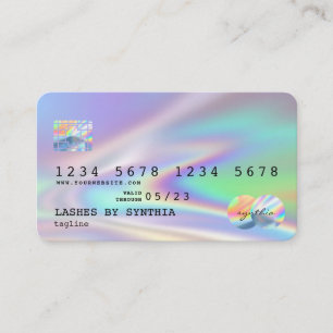Visita Logo de la tarjeta de crédito profesional moderna