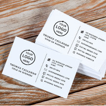 Logo del personalizado tarjeta de medios sociales 