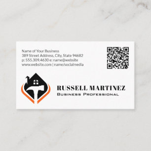 Visita Logotipo de carpintería   Tarjeta de presentación 