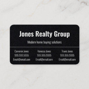 Visita Logotipo de código QR de 3 nombres Tarjeta de pr