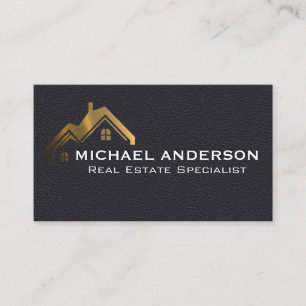 Visita Logotipo de la propiedad Gold Tarjeta de present