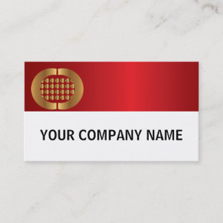 Visita Logotipo de la tarjeta de presentación Gold