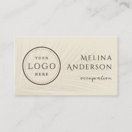 Visita Logotipo de negocio Código QR Tarjeta de presentac