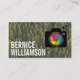 Visita Logotipo de objetivo de cámara | Tarjeta de presen