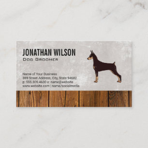 Visita Logotipo de perro y tarjeta de presentación para g