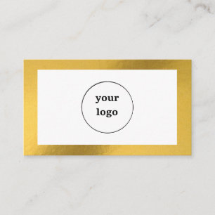 Visita logotipo de personalizado de moda con tarjeta de v