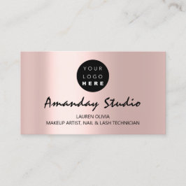 Visita Logotipo de Personalizado rosa de la tarjeta de ci