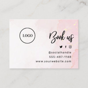 Visita Logotipo de personalizado Tarjeta de atención pos